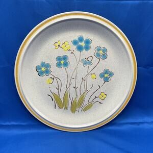 Hearthside Garden Highland Flowers Stoneware 10in Dinner Plate